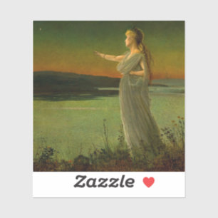 Ariadne på Naxos John Atkinson Grimshaw Klistermärken