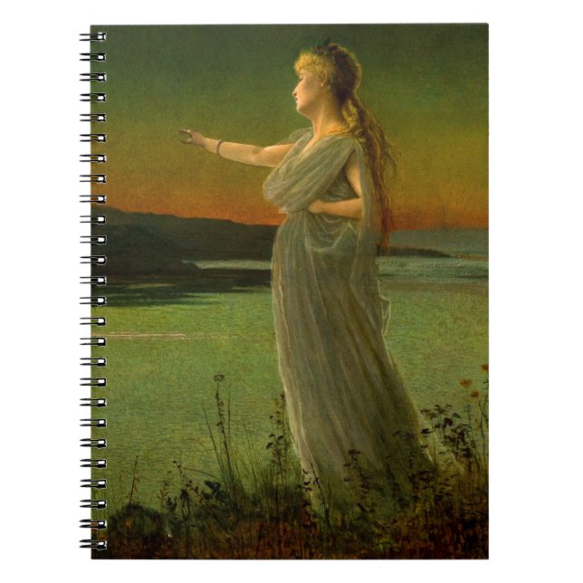 Ariadne vid Naxos John Atkinson Grimshaw Anteckningsbok (Framsidan)
