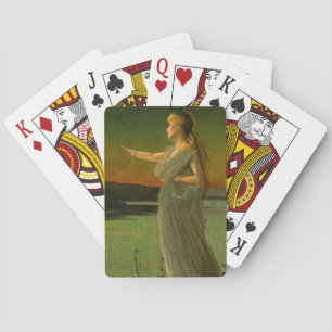 Ariadne vid Naxos John Atkinson Grimshaw Casinokort