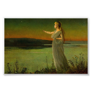 Ariadne vid Naxos John Atkinson Grimshaw Fototryck