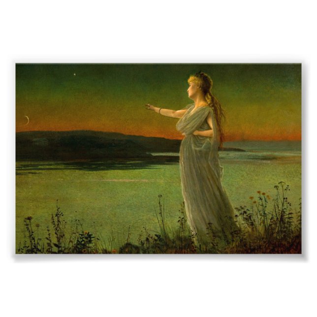 Ariadne vid Naxos John Atkinson Grimshaw Fototryck (Framsidan)