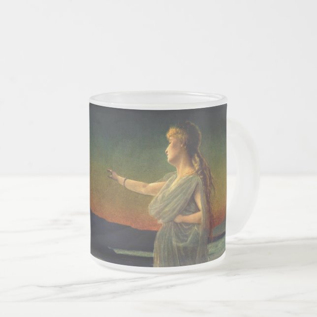 Ariadne vid Naxos John Atkinson Grimshaw Frostad Glasmugg (Framsida höger)