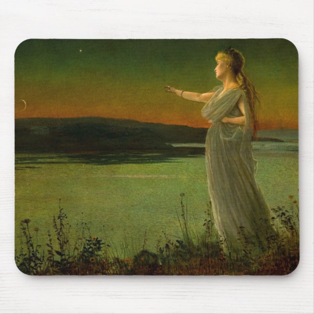 Ariadne vid Naxos John Atkinson Grimshaw Musmatta (Framsidan)