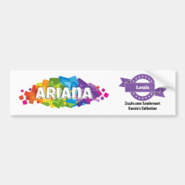 Ariana Louis Namtag/klistermärke/magnet Bildekal