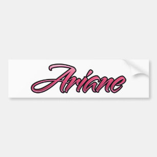 Ariane faded rosa Aufkleber Sticker Bildekal