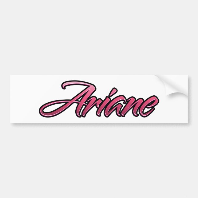 Ariane faded rosa Aufkleber Sticker Bildekal (Framsidan)