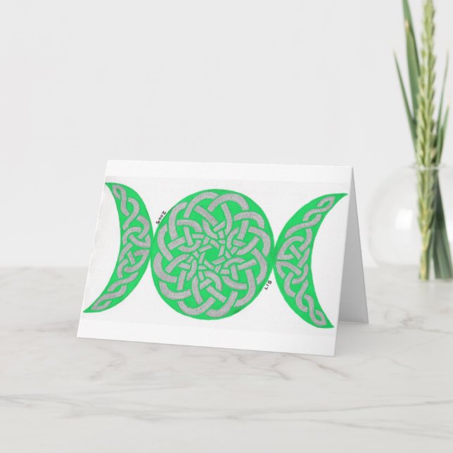 Arianrhod kort (grönt) (Framsida)