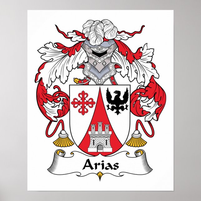 Arias Family Crest Poster (Framsidan)