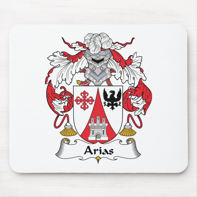 Ariasfamiljvapensköld Musmatta (Framsidan)