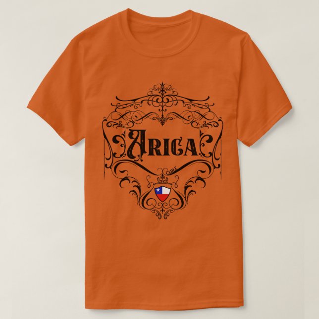 Arica-Vintagens utformning T Shirt (Design framsida)