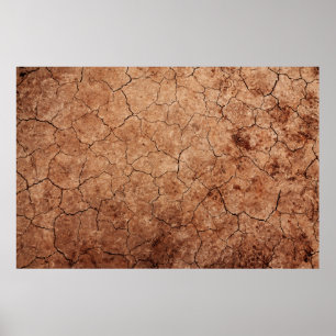 Arid-sprickor med sprickor poster