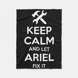 Ariel Fix Citote Funny Birthday Personlig Namn G Fleecefilt