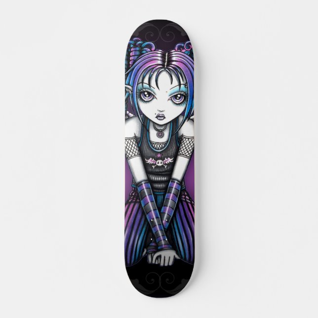 Ariel gotisk stor synad Emo ängel Skateboard Bräda 20,5 Cm (Framsida)