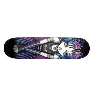 Ariel gotisk stor synad Emo ängel Skateboard Bräda 20,5 Cm