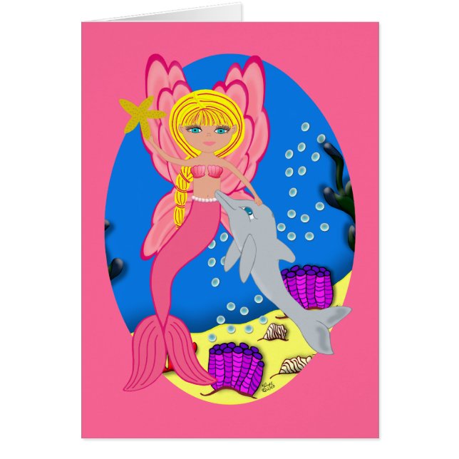 Ariel, Merfaery Card Hälsningskort (Framsidan)