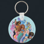 Ariel och hennes familj nyckelring<br><div class="desc">Firar familje- och sjömagi med den här fantastiska illustrationen som visar Ariel, hennes far Kung Triton, och hennes sjöjungfru systrar från Disneys lilla Sjöjungfru! Med ett dynamiskt färg, under vatten i inslag och Kung Triton som stolt står bakom dem, fångar denna konstruktion styrkan, skönheten och enigheten i royalets mer-familj. Perfekt...</div>