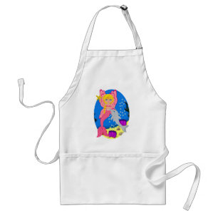 Ariel, Rosa Merfaery och Dolphin Apron Förkläde