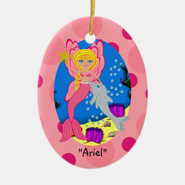 Ariel Rosa Merfaery Ornament (Framsidan)