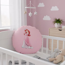 Ariel Round Pillow Rund Kudde