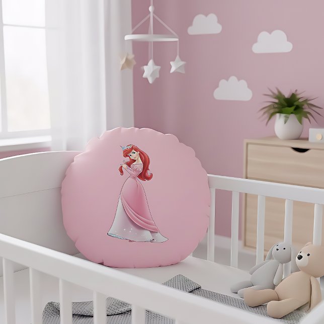 Ariel Round Pillow Rund Kudde (Skapare uppladdad)