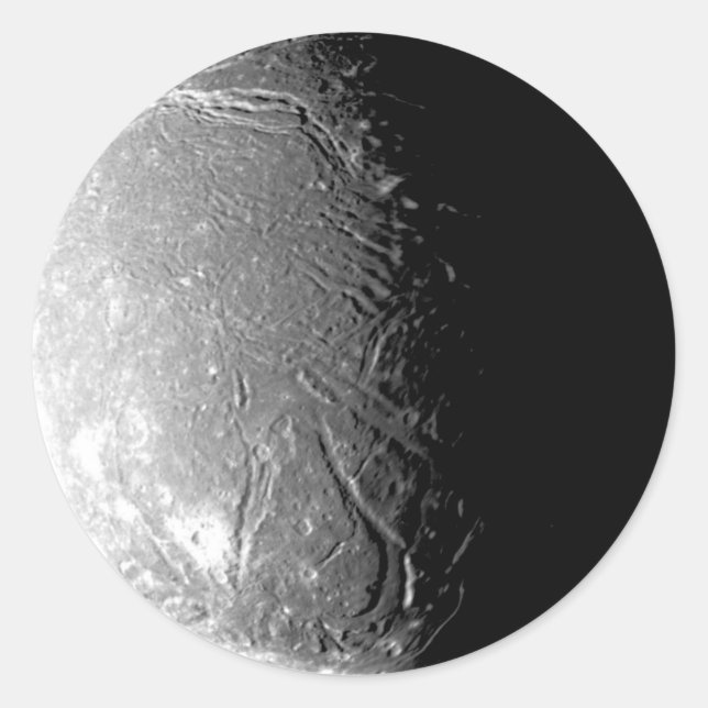 Ariel Runt Klistermärke (Framsida)