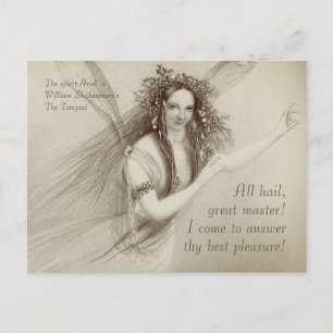 Ariel The tempest All Hail, underbar Master CC1008 Vykort