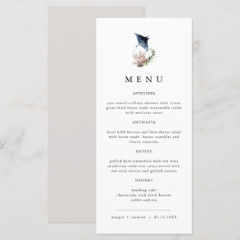 ARIEL Tropical Ocean Coral Manta Ray Beach Menu Meny