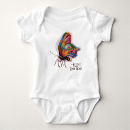 Ariels regnbåge Butterfly Baby Bodykostym T Shirt