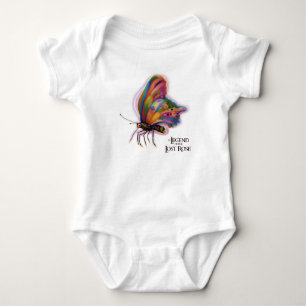 Ariels regnbåge Butterfly Baby Bodykostym T Shirt