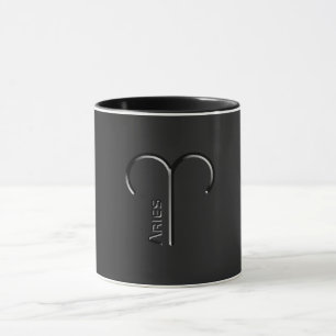 ARIES, abstrakt utformning av Zodiac-signalen. Mugg