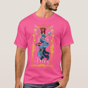 Aries Anime Birthday Fairy Älvors Aries Black Gir T Shirt