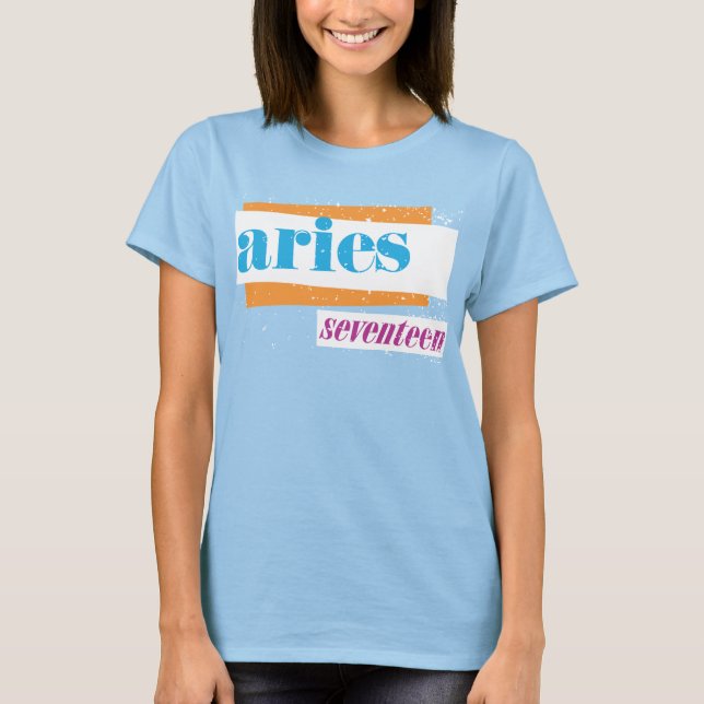 Aries Aqua T-shirt (Framsida)