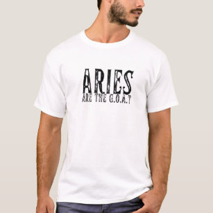 Aries är G.O.A.T. April Zodiac Funny Bir T Shirt