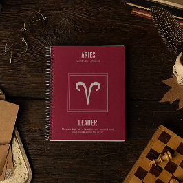 Aries Astrologitecken Anteckningsbok