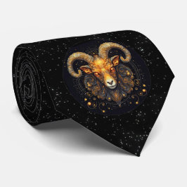 Aries Astrology Zodiac Neck Tie Slips