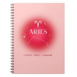 Aries aura anteckningsbok