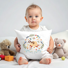 Aries Baby - Cute & Fierce - Zodiac Sign Kudde