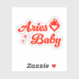 Aries baby klistermärken