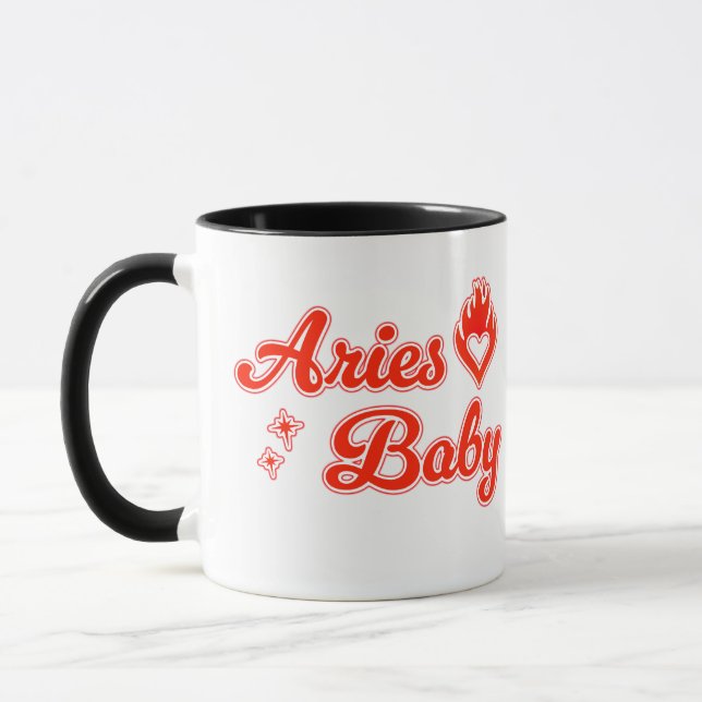 Aries baby mug mugg (Vänster)