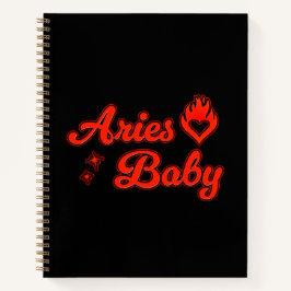 Aries baby notebook 