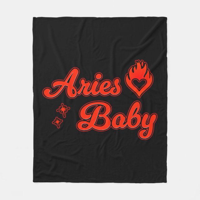 Aries baby polar blanket fleecefilt (Framsidan)