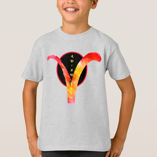 Aries Baby T-Shirt (Framsida)