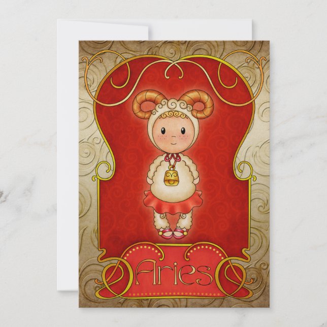 Aries Birthday 2 - SRF Inbjudningar (Framsida)