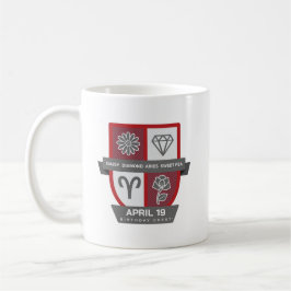 Aries Birthday Crest™ for April 1-19 Mug Kaffemugg