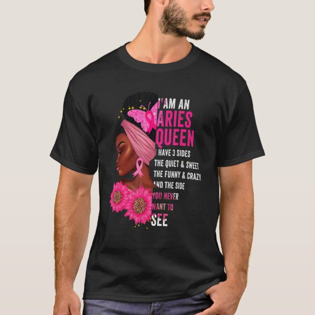 Aries Black Queen... T Shirt (Framsida)