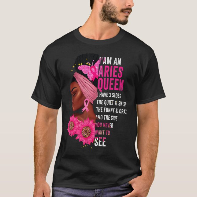 Aries Black Queen... T Shirt (Framsida)