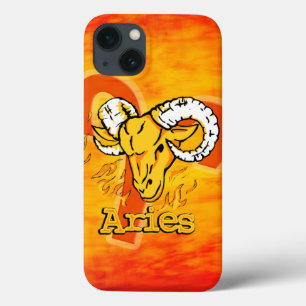 Aries brandskylt från Ram zodiac 6 fodral