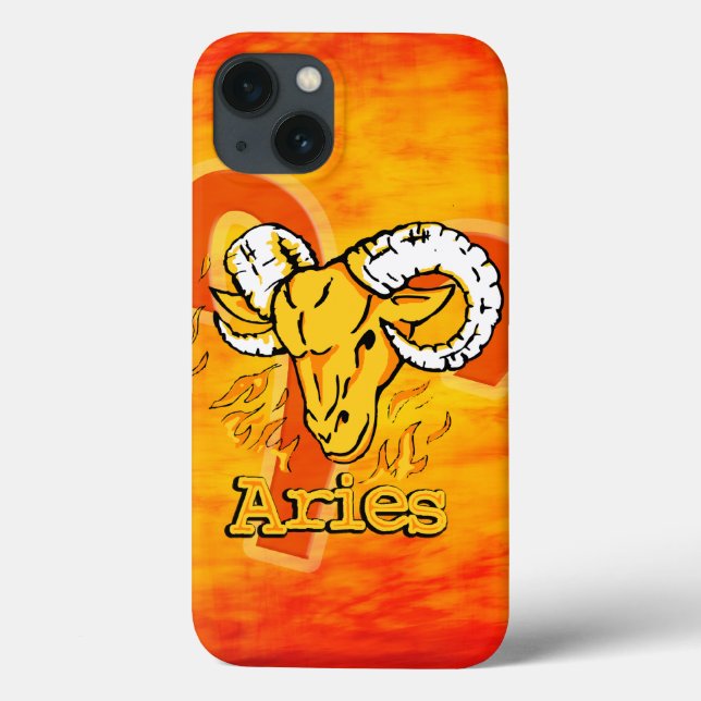 Aries brandskylt från Ram zodiac 6 fodral (Baksida)
