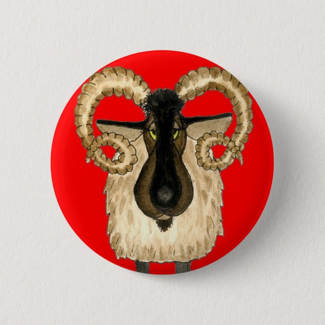 Aries Button eller Badge Knapp (Framsida)