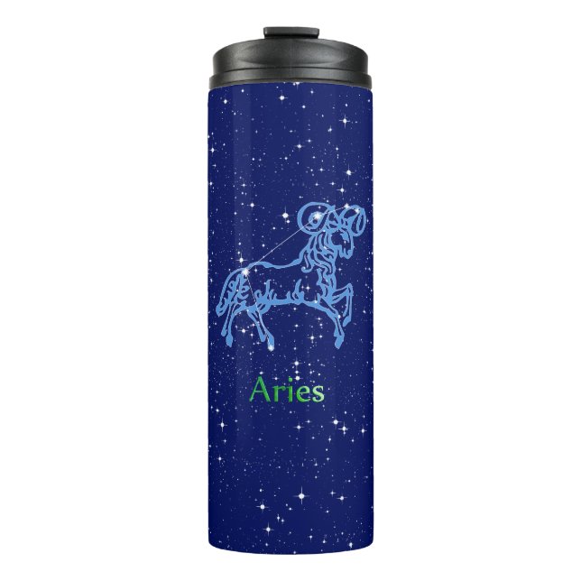 Aries Constellation and Zodiac Sign with Stars (Framsida)